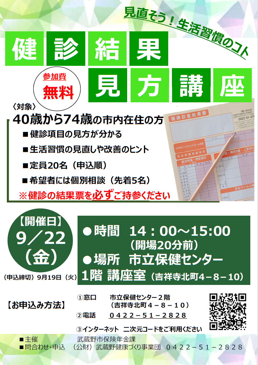 健診結果の見方講座