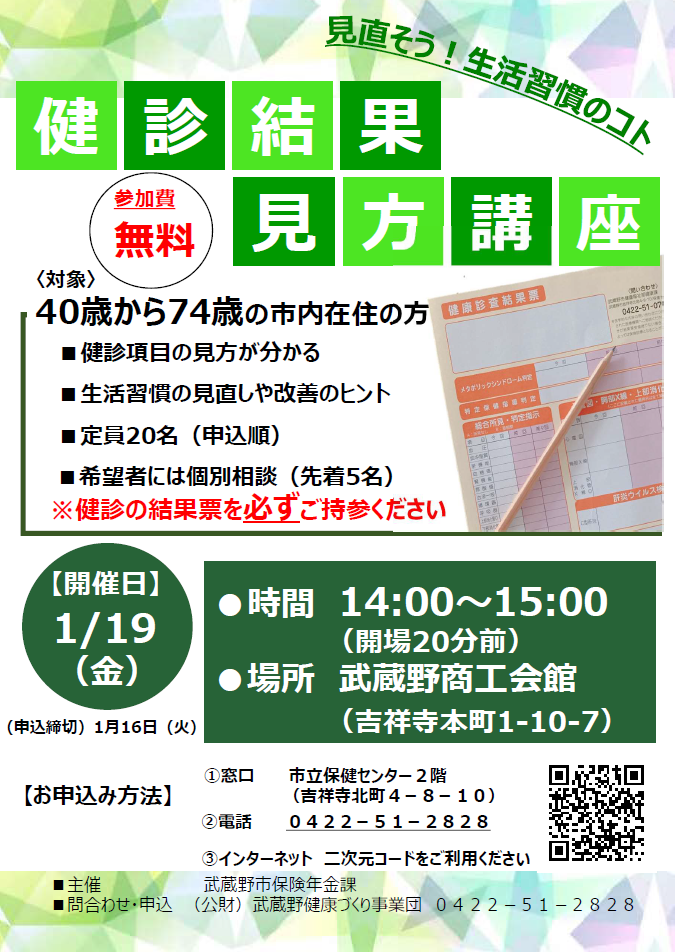 健診結果の見方講座