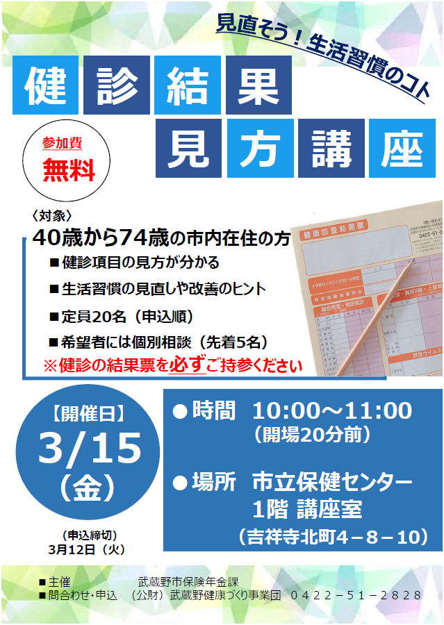 健診結果の見方講座