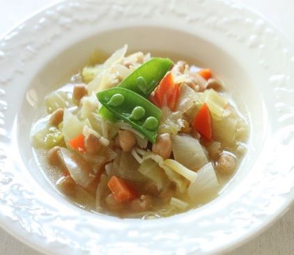 hiyokomametoyasainosoup
