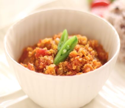 高野豆腐のドライカレー